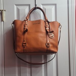 Michael Kors Orange Leather Tote